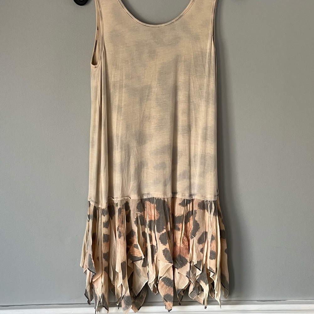 Origami by Vivien sz L sleeveless mini dress